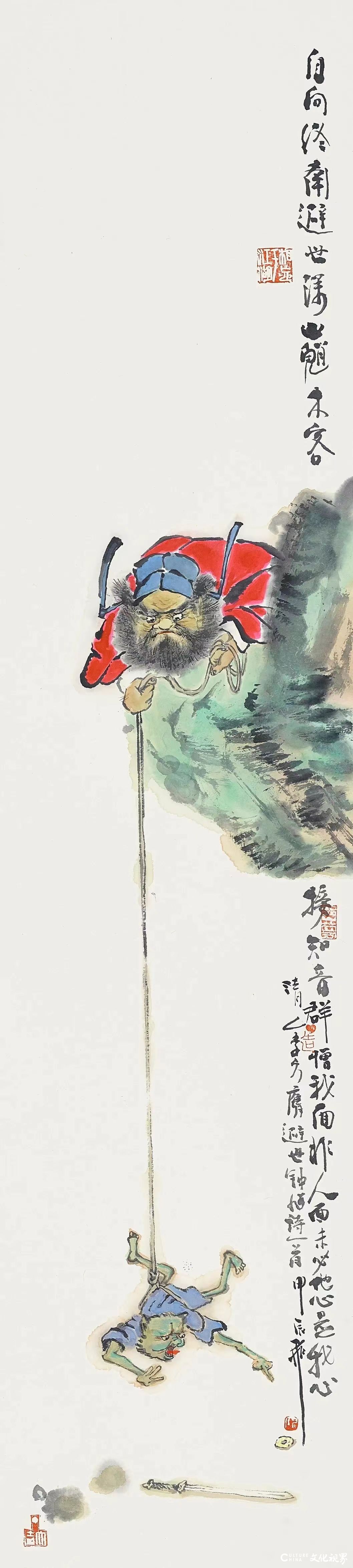 庞飞·禅意人物画 | 不见枯寒，但见“活泼泼”的真和善