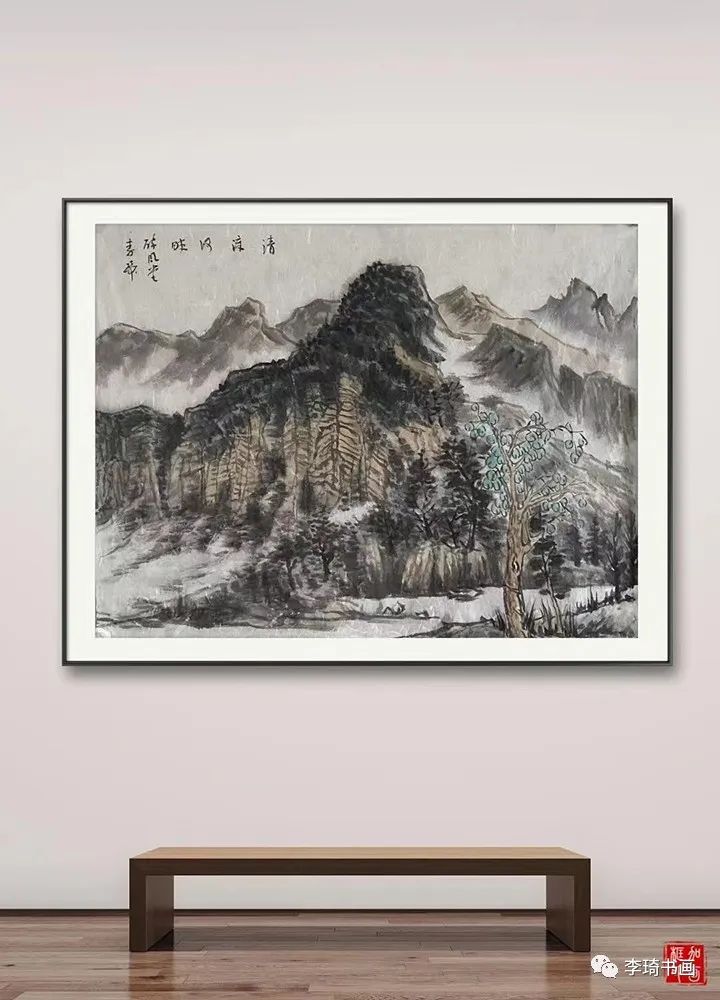 李琦 | 太行山写生作品：营造丰满充实的丘壑，体现劲风朗怀的意境