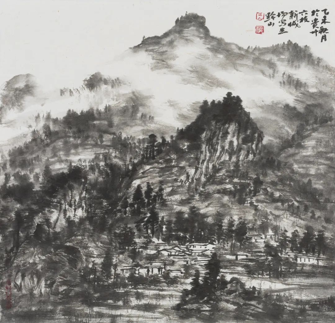 “黔山墨境——岳黔山中国画作品展”即将于8月20日在贵州美术馆开展