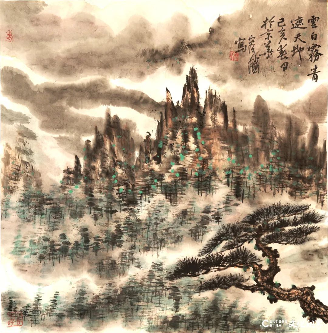 容铁·水墨光晕丨既有油画的时空感，又兼具中国画的笔墨精神