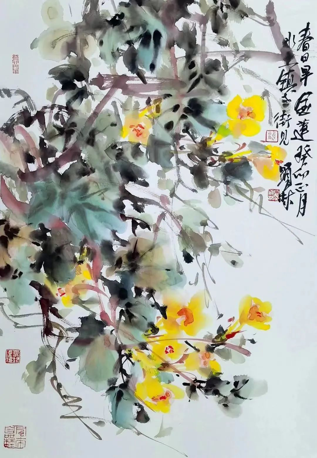 熊显林·花鸟画 | 用率性行吟的笔调描绘万物，充满自然野性的天趣