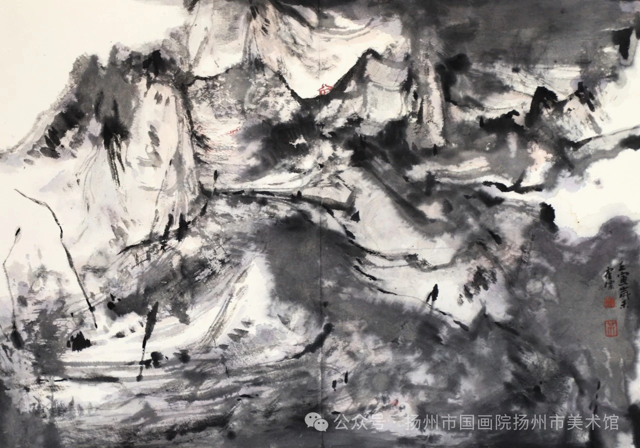 感受庐山“真面目”丨“在匡庐·两个人的风景——徐榕、霍标水墨画作品展”在扬州市美术馆开幕