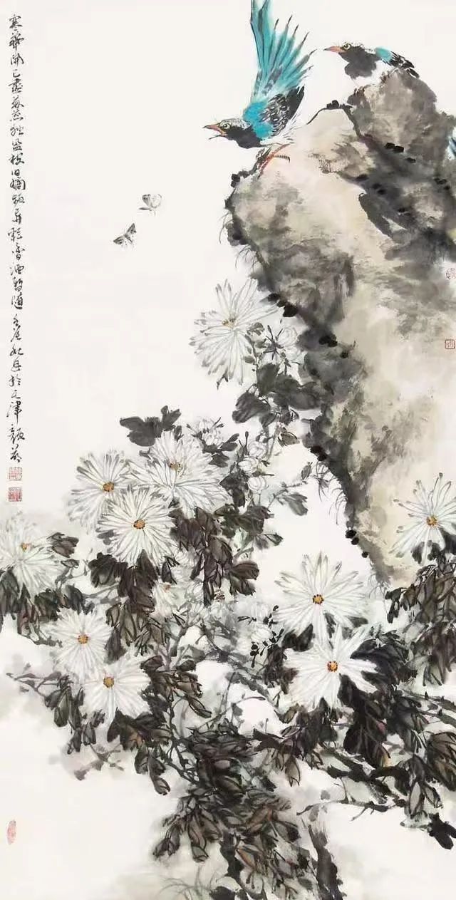 融海派之潇洒奔迈与津派之精到自然于一体——颜萌应邀参展“笔墨如是——中国书画名家云个展”