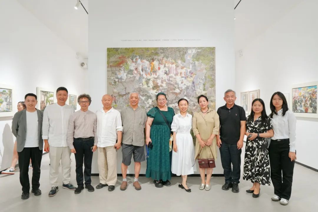 “我们走进文徵明的园子——张淳大宝绘画展”昨日开幕，展期至10月9日