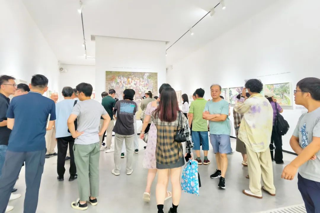 “我们走进文徵明的园子——张淳大宝绘画展”昨日开幕，展期至10月9日