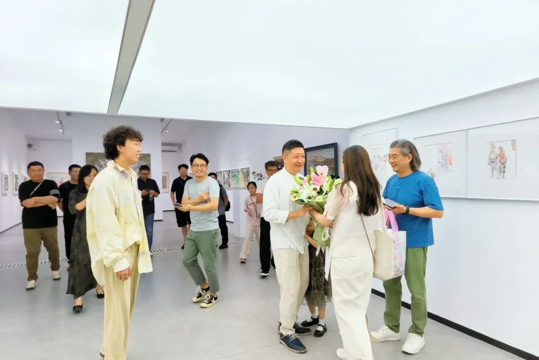 “我们走进文徵明的园子——张淳大宝绘画展”昨日开幕，展期至10月9日