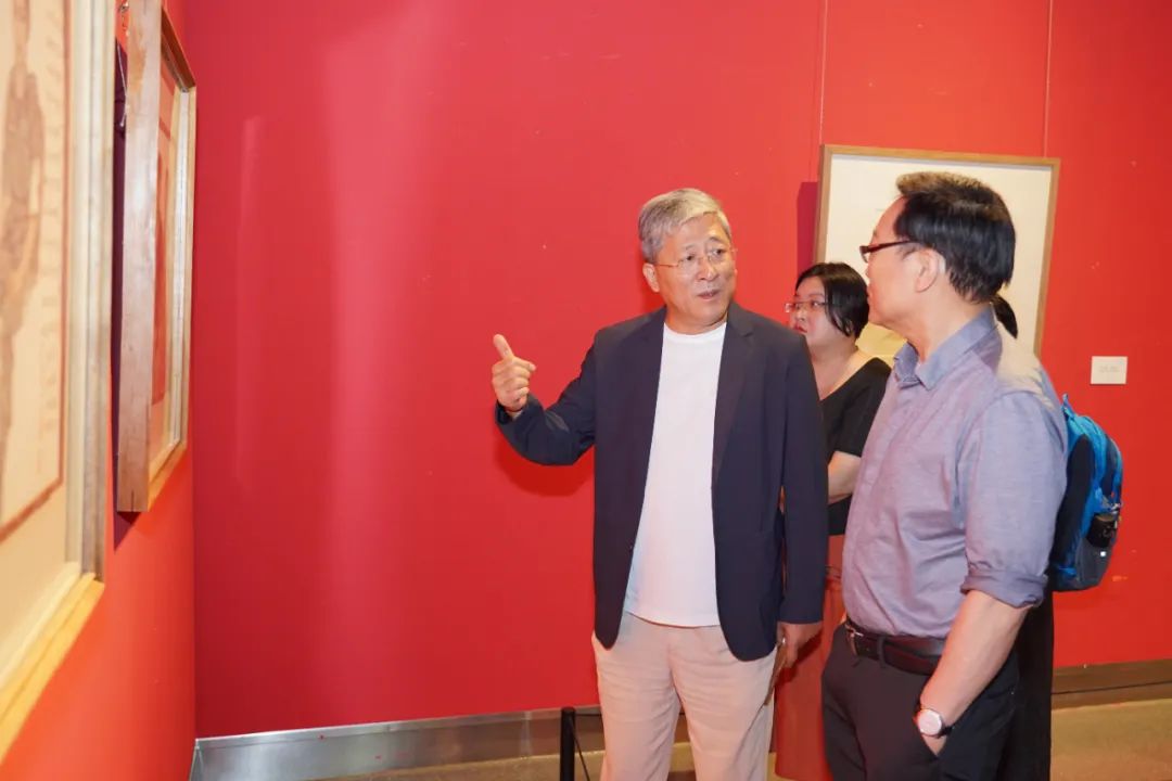 “聆听风吟”于文江作品展暨艺术分享会昨日在淮安市美术馆举办