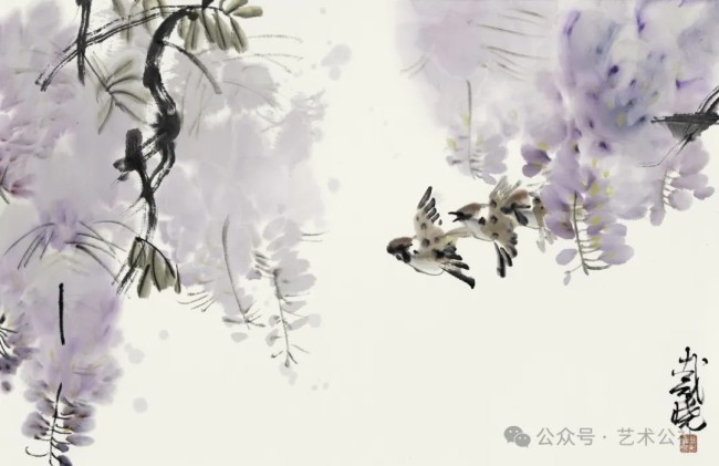 赋予花鸟画生命的活力，戴晓应邀参展“与大家同行·中国书画名家作品云展”