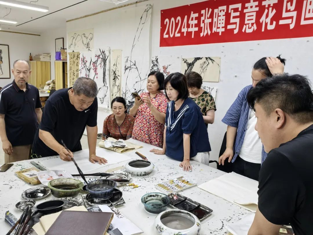 “2024年张晖写意花鸟画工作室暑期提高班作品微展”开展