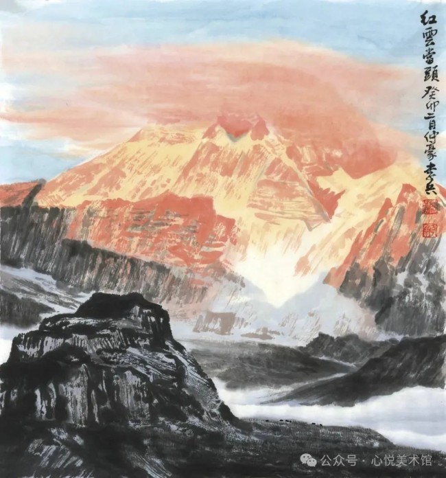 李兵画雪山 | 以诗意化和意象化的景致，抒写充满自由与活力的胸中丘壑