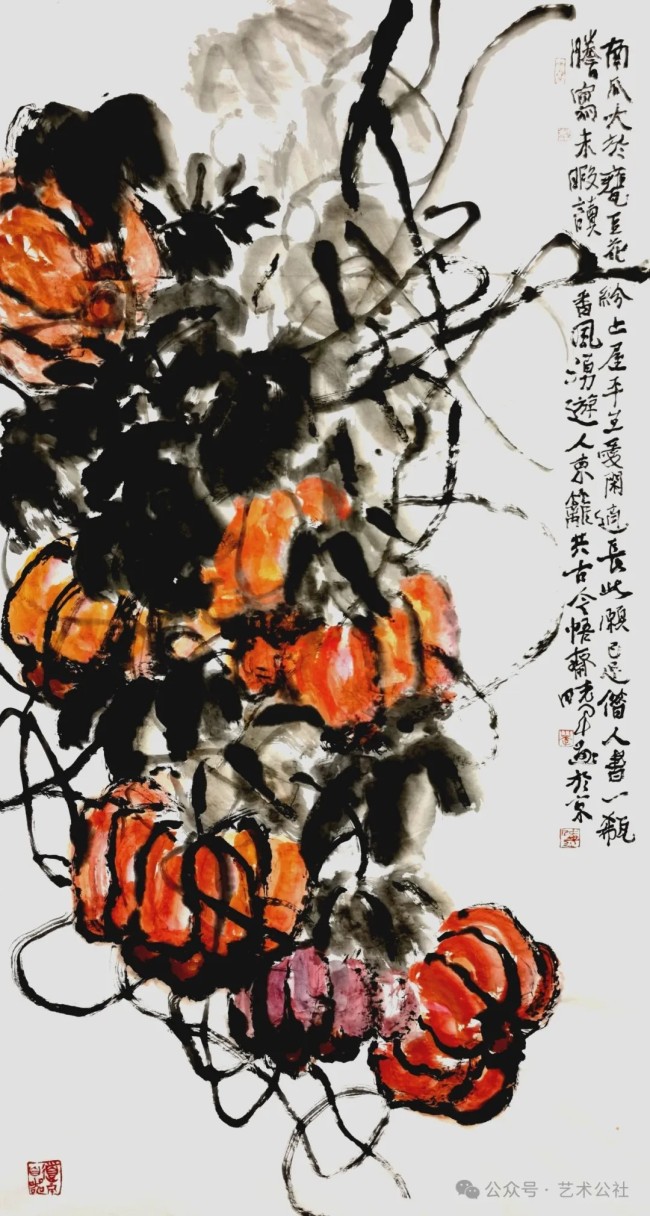 融书法笔墨、绘花鸟意趣，著名画家李晓军应邀参展“与大家同行·中国书画名家作品云展”