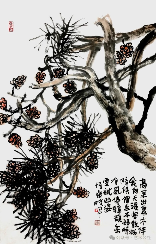 融书法笔墨、绘花鸟意趣，著名画家李晓军应邀参展“与大家同行·中国书画名家作品云展”