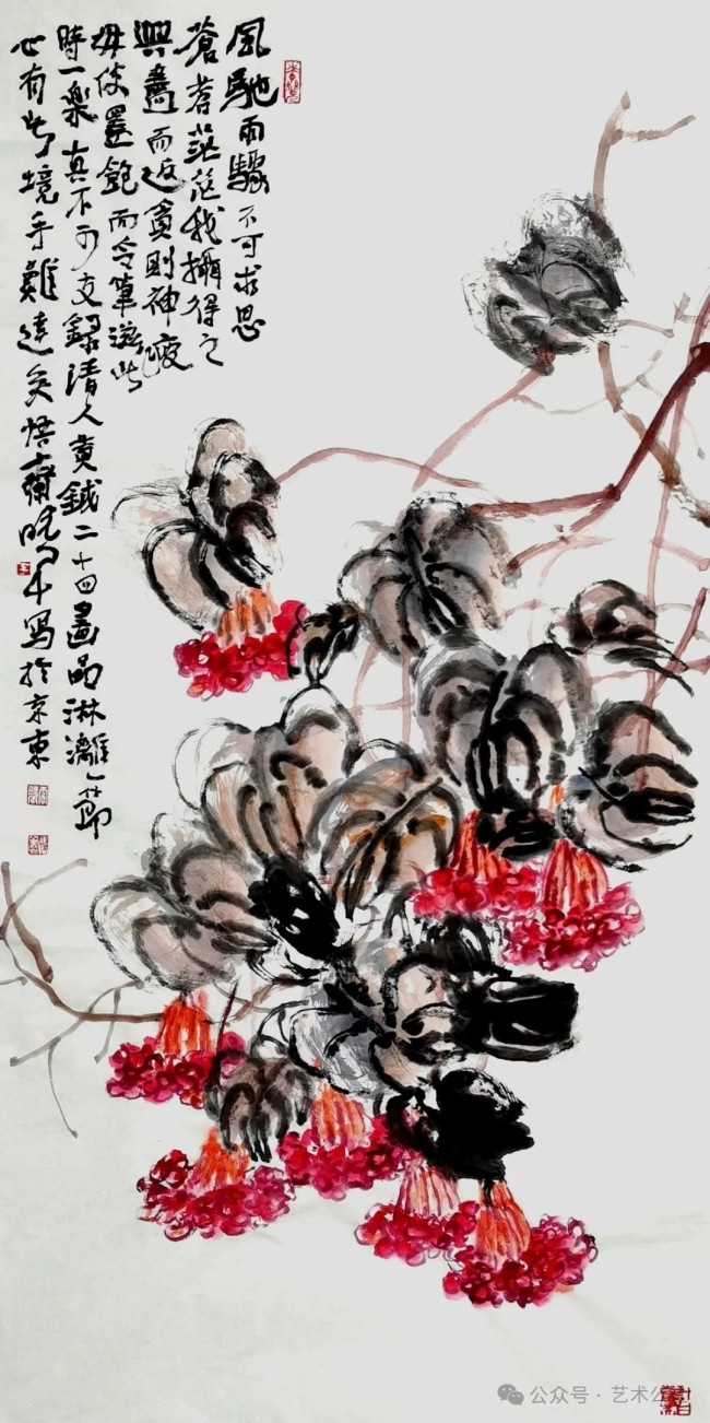 融书法笔墨、绘花鸟意趣，著名画家李晓军应邀参展“与大家同行·中国书画名家作品云展”