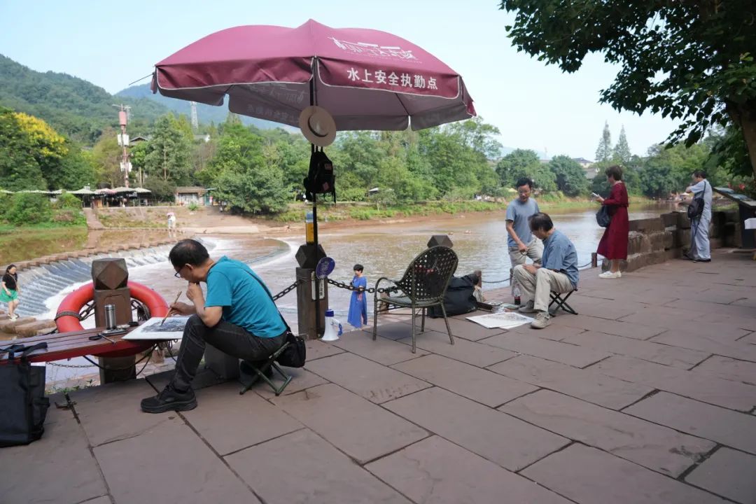 办展观展，探古写生，山水此相逢，丹青自此生——山东画院写生采风团川渝行侧记