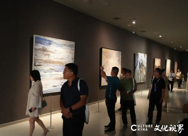  “新边界——山东美术馆馆藏综合材料绘画研究展” 学术导览·漫谈活动成功举办