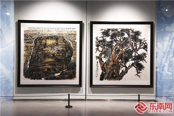 “砚边行——徐里 潘文海书画作品展”在福建省美术馆开幕