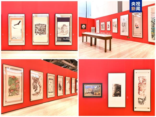 何占福、何冰歌合作作品《永驻盛世》参展，“国之颂——庆祝中华人民共和国成立75周年全国美术作品展”在京开展