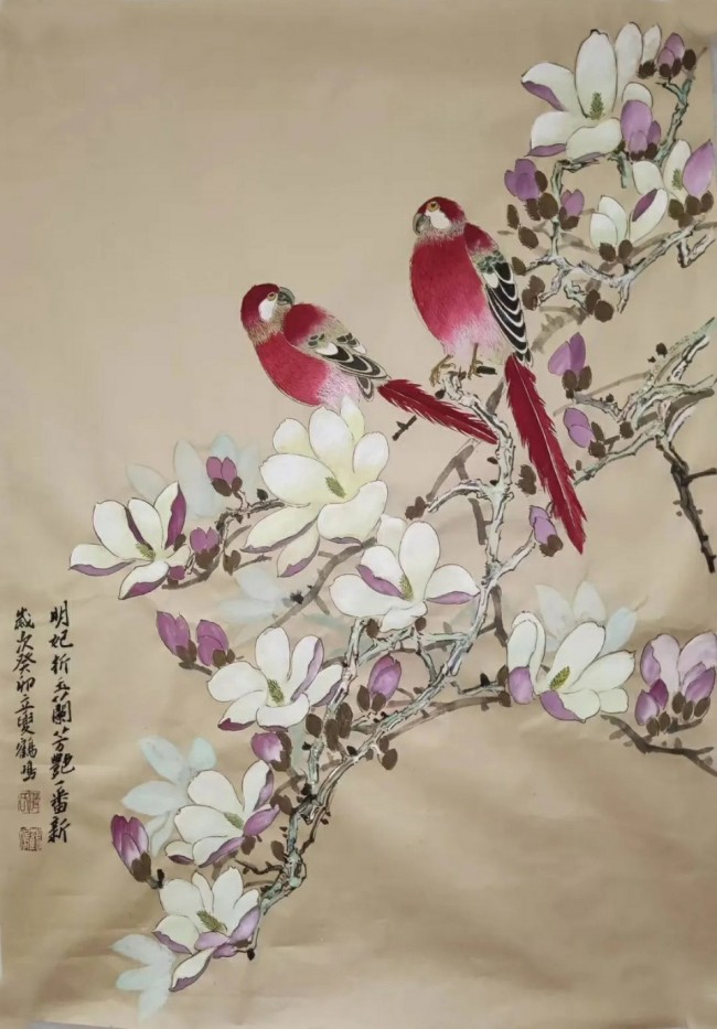 著名画家时鹤鸣应邀参展“庆祝建国75周年——当代书画名家学术邀请展”