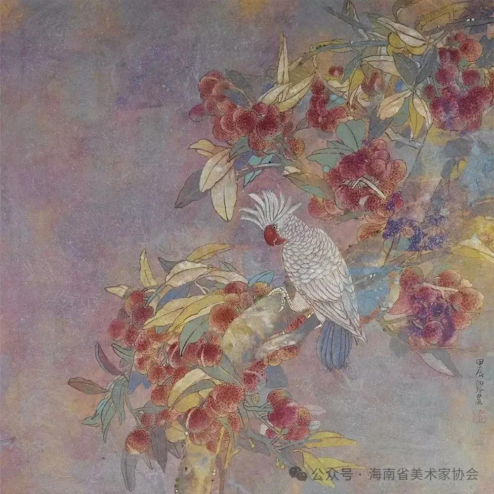 “花间物语——卢向玲中国花鸟画作品展”将于明日在新加坡开幕