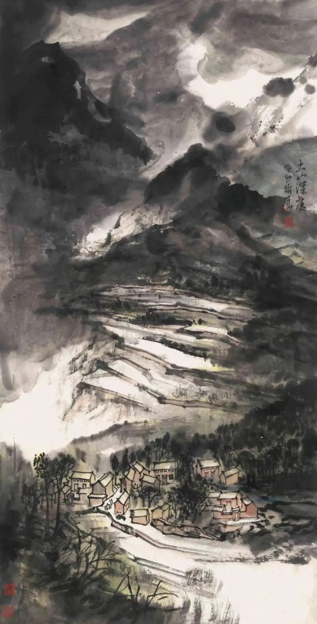 山花烂漫——当代中国画邀请展 | 余音回响·蔡拥华专题：将自然山川融入胸中丘壑，展现天真烂漫的笔墨情趣