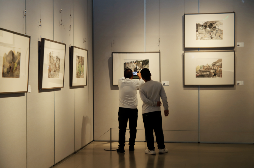 家国之思与山水精神融合 | “天地人和 大道不孤——卢禹舜中国画作品展”开幕仪式在河南博物院举行