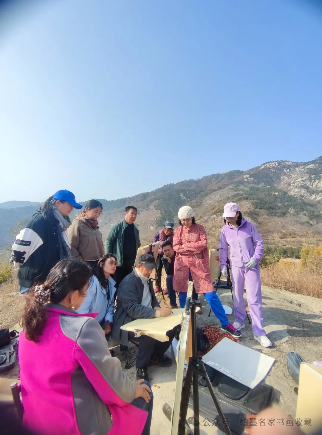 蒙山墨韵写生之旅 | 导师戴丕昌带队，中国艺术研究院写意画院名家高研班学员写生纪实