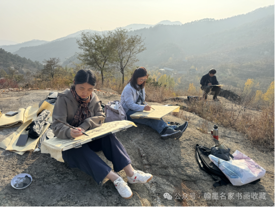 蒙山墨韵写生之旅 | 导师戴丕昌带队，中国艺术研究院写意画院名家高研班学员写生纪实