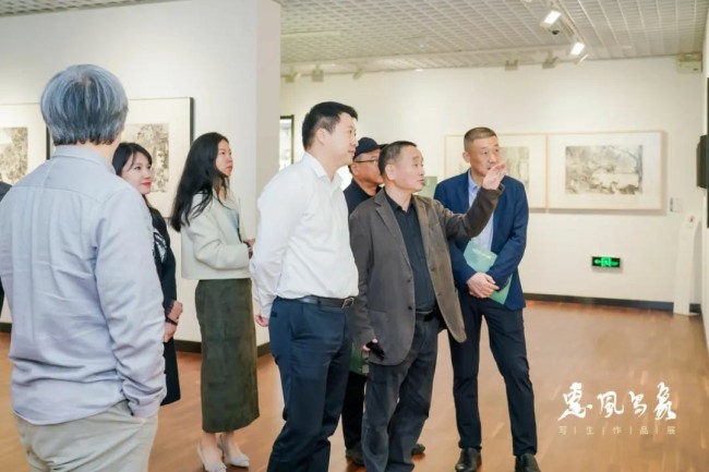 “乡村振兴·艺术惠民——‘惠风写象’写生作品展”在苏州高新区国画院徐惠泉艺术空间开幕