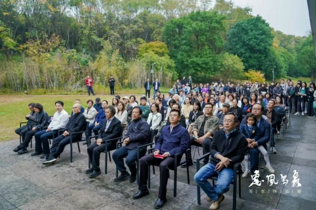 “乡村振兴·艺术惠民——‘惠风写象’写生作品展”在苏州高新区国画院徐惠泉艺术空间开幕