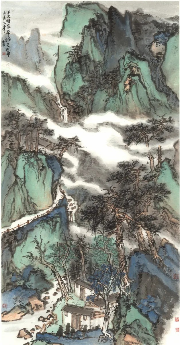 “问道南山——石峰中国山水画作品展”今日在湖南湘潭开展，展期至11月22日