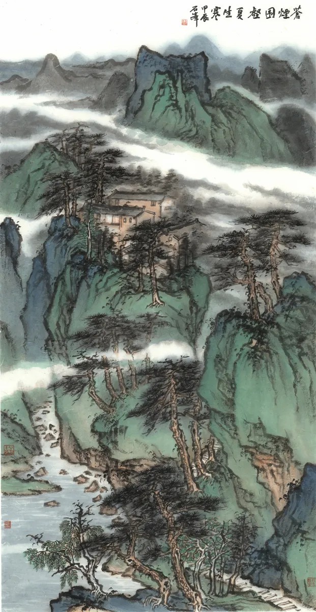 “问道南山——石峰中国山水画作品展”今日在湖南湘潭开展，展期至11月22日