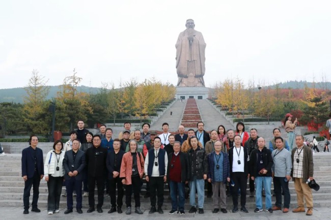 农工党山东省委会德廉文教基地书画笔会暨农工党山东省书画院成立20周年座谈会在曲阜举行