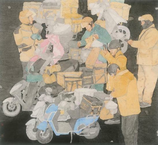 “没骨寄情——苏国强中国画作品展”在中国国家画院美术馆开幕