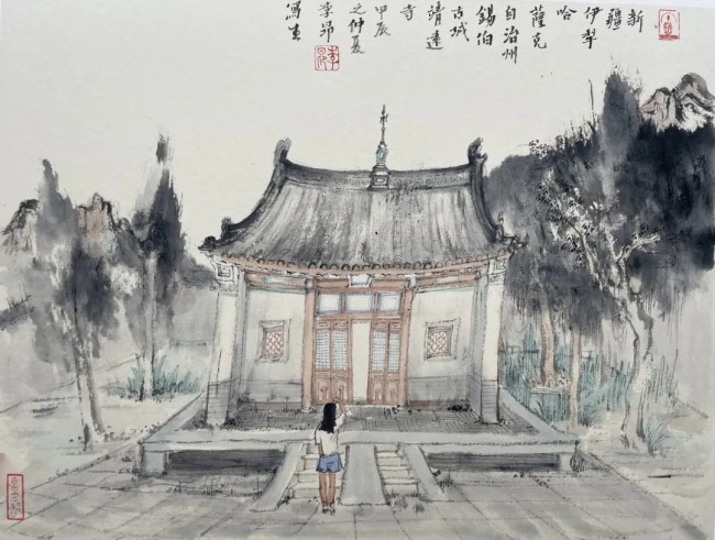 李昂：在人与建筑、环境间寻找诗意的栖居丨“正青春——山东画院青年画院成立十周年写生成果汇展”