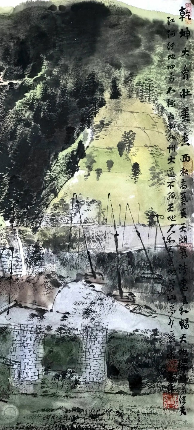 卢禹舜·广西写生丨翰墨丹青八桂行，绘壮美广西新画卷