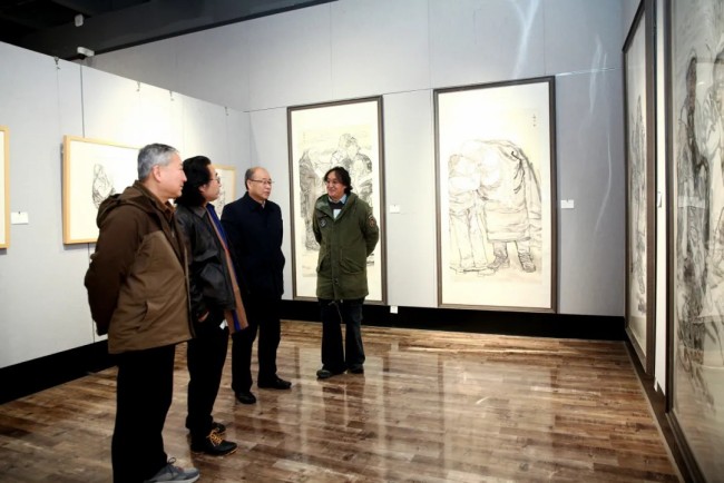 “生命墨迹——范文阳中国画作品展”在西北师范大学博物馆开幕，展期至11月29日