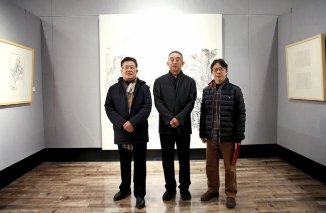 “生命墨迹——范文阳中国画作品展”在西北师范大学博物馆开幕，展期至11月29日