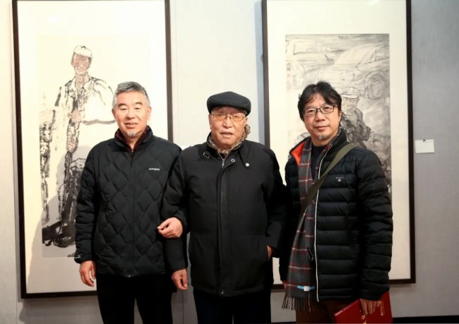 “生命墨迹——范文阳中国画作品展”在西北师范大学博物馆开幕，展期至11月29日