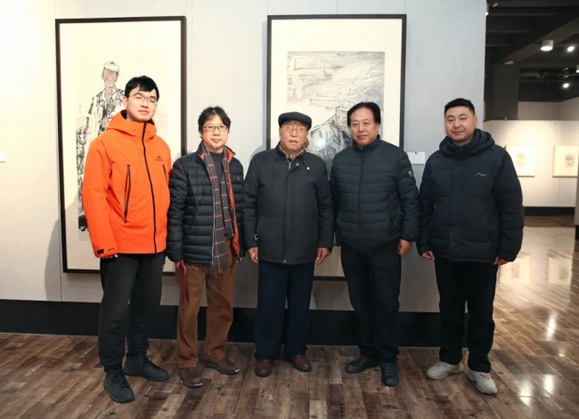 “生命墨迹——范文阳中国画作品展”在西北师范大学博物馆开幕，展期至11月29日