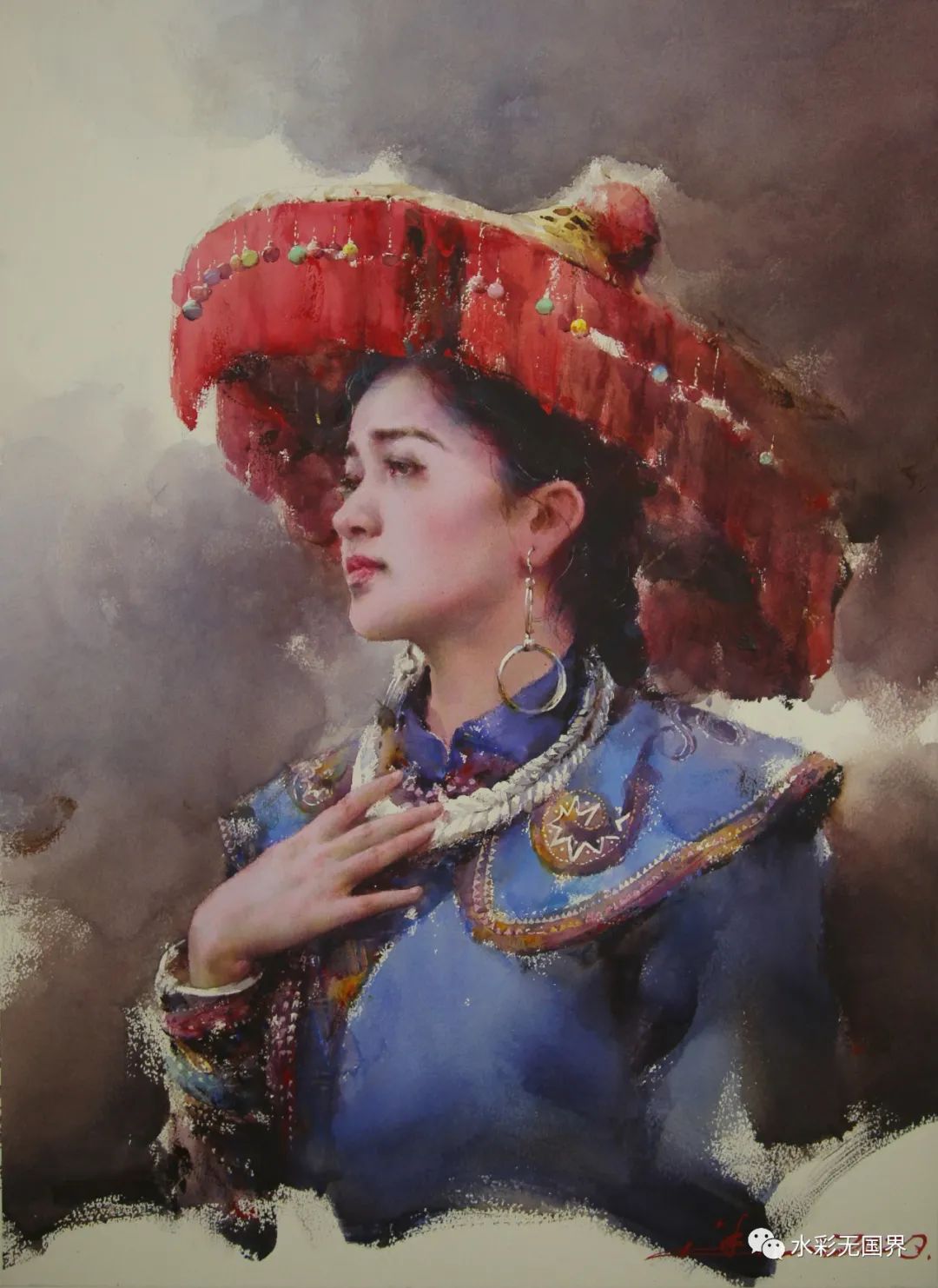 “墨彩华章·黄华兆纸本艺术品鉴展”丨向国画油画双向借鉴，形成独特的水彩语言体系