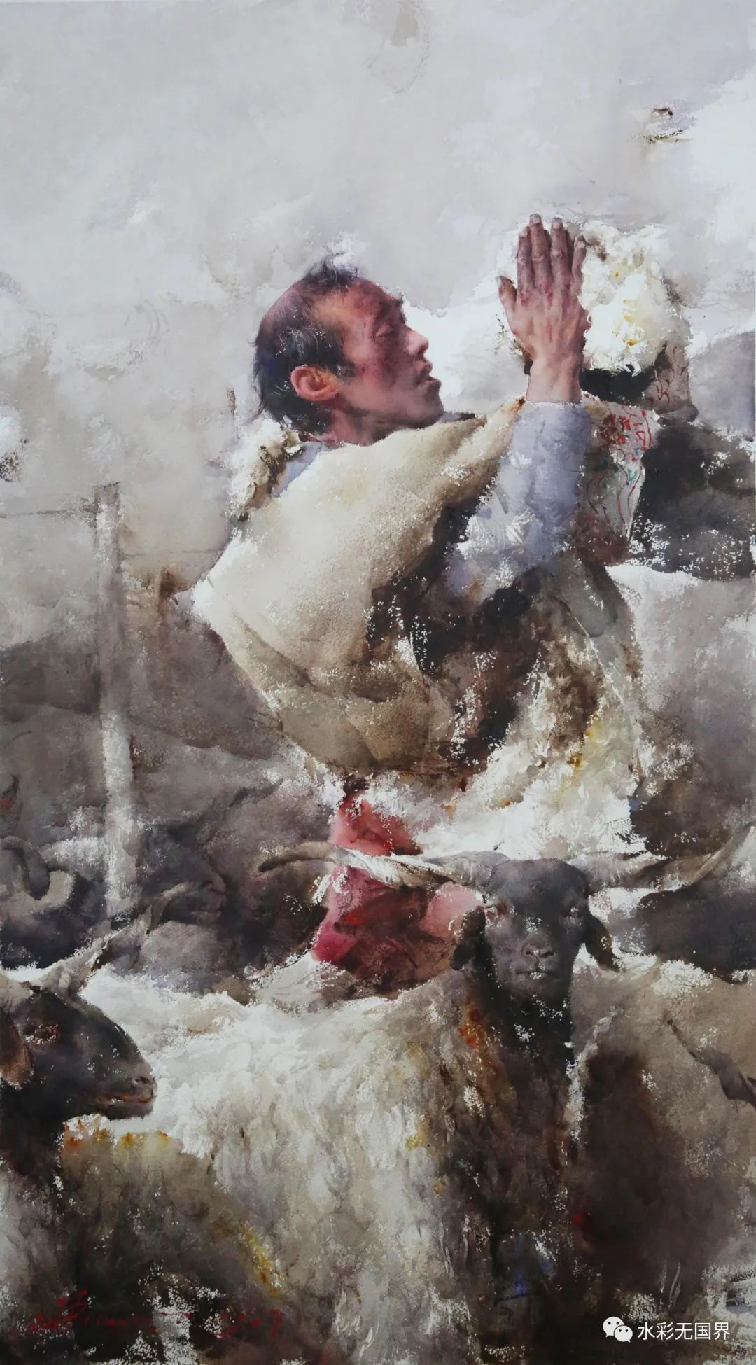 “墨彩华章·黄华兆纸本艺术品鉴展”丨向国画油画双向借鉴，形成独特的水彩语言体系