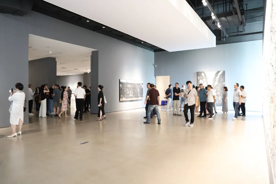 “此起彼伏——丁设、杜松儒、王敏杰绘画作品展”昨日在绍兴诸暨开幕