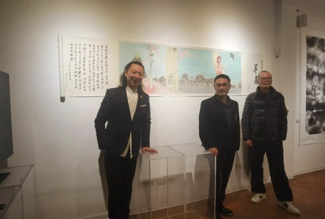 “视觉与诗意——中国当代绘画展”在意大利佛罗伦萨但丁故居开展，展期至12月12日