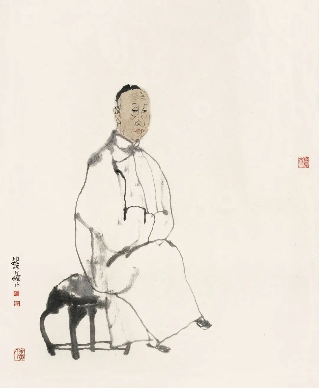 “逸江南——长三角中国画名家邀请展（人物篇）”在嘉兴开幕，参展画家当日共绘《蒲园雅集》