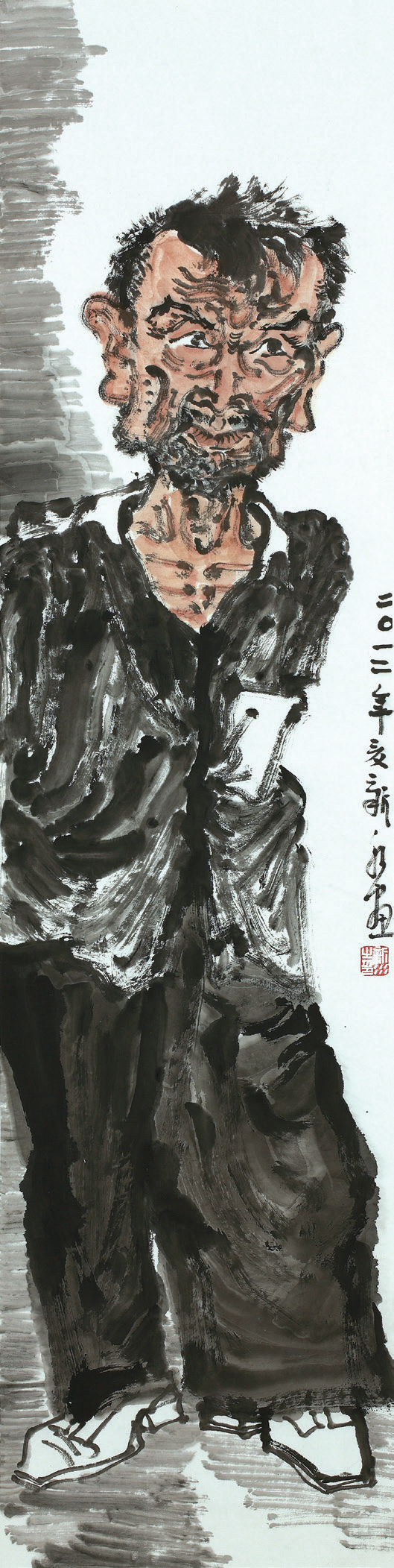 “逸江南——长三角中国画名家邀请展（人物篇）”在嘉兴开幕，参展画家当日共绘《蒲园雅集》