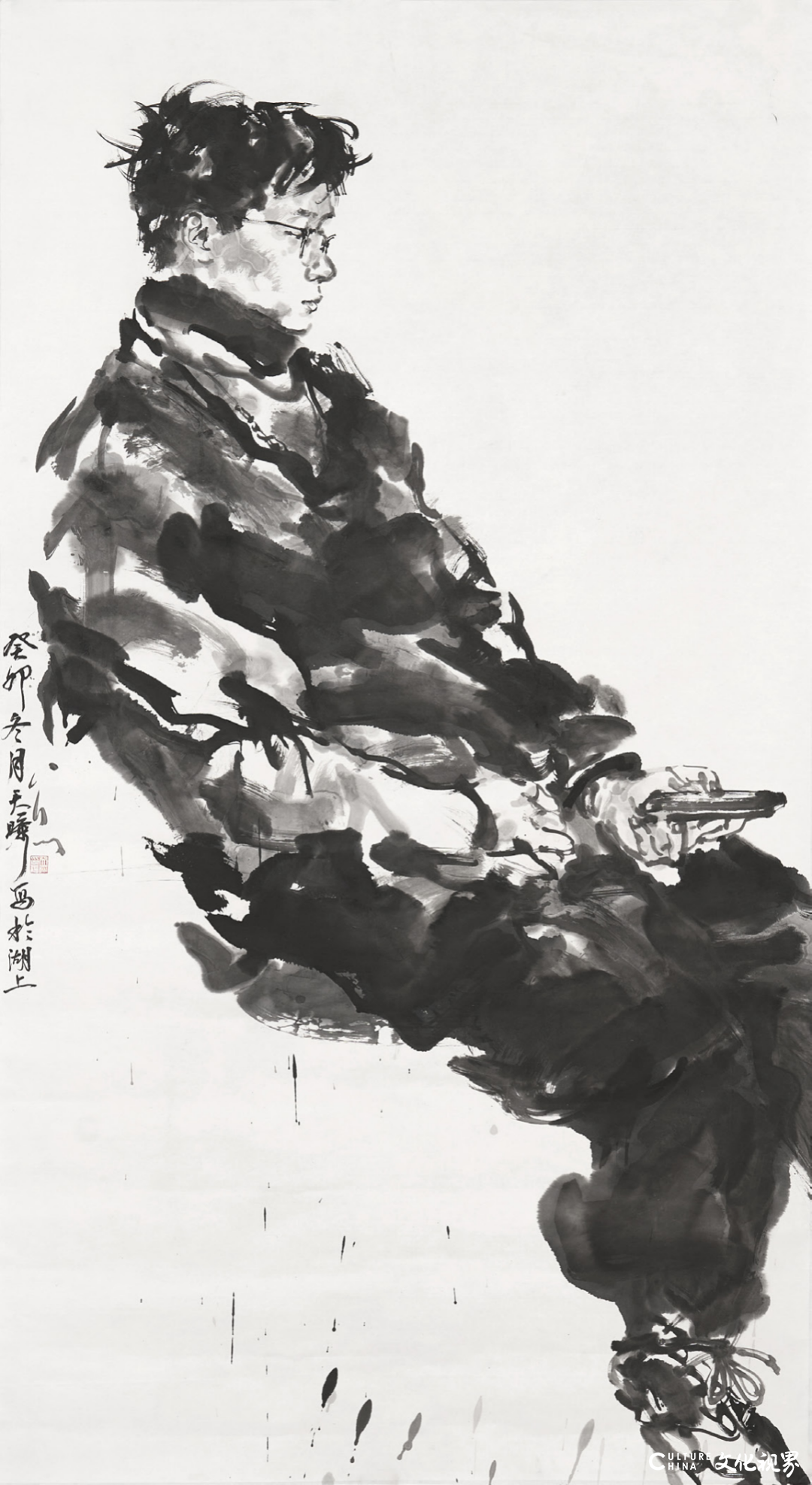 “逸江南——长三角中国画名家邀请展（人物篇）”在嘉兴开幕，参展画家当日共绘《蒲园雅集》