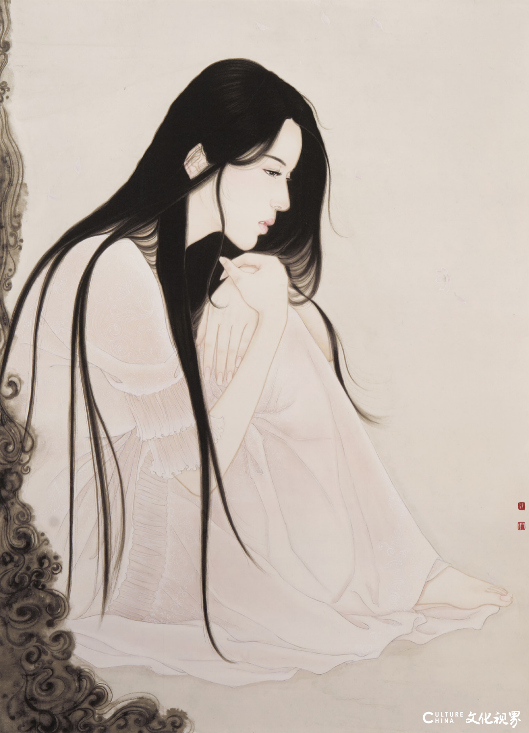 “逸江南——长三角中国画名家邀请展（人物篇）”在嘉兴开幕，参展画家当日共绘《蒲园雅集》