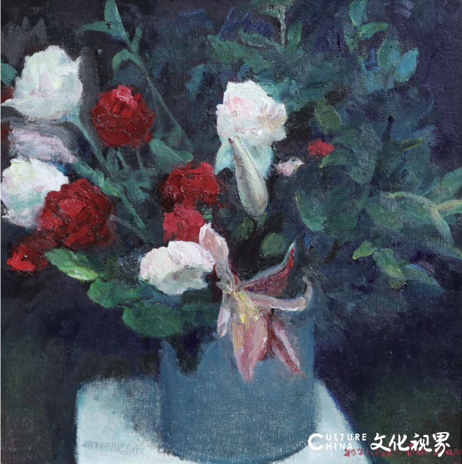 隔着屏幕闻到花香 | “一花一世界——全国油画花卉作品邀请展”在湖南国画馆优雅绽放，展期至12月8日