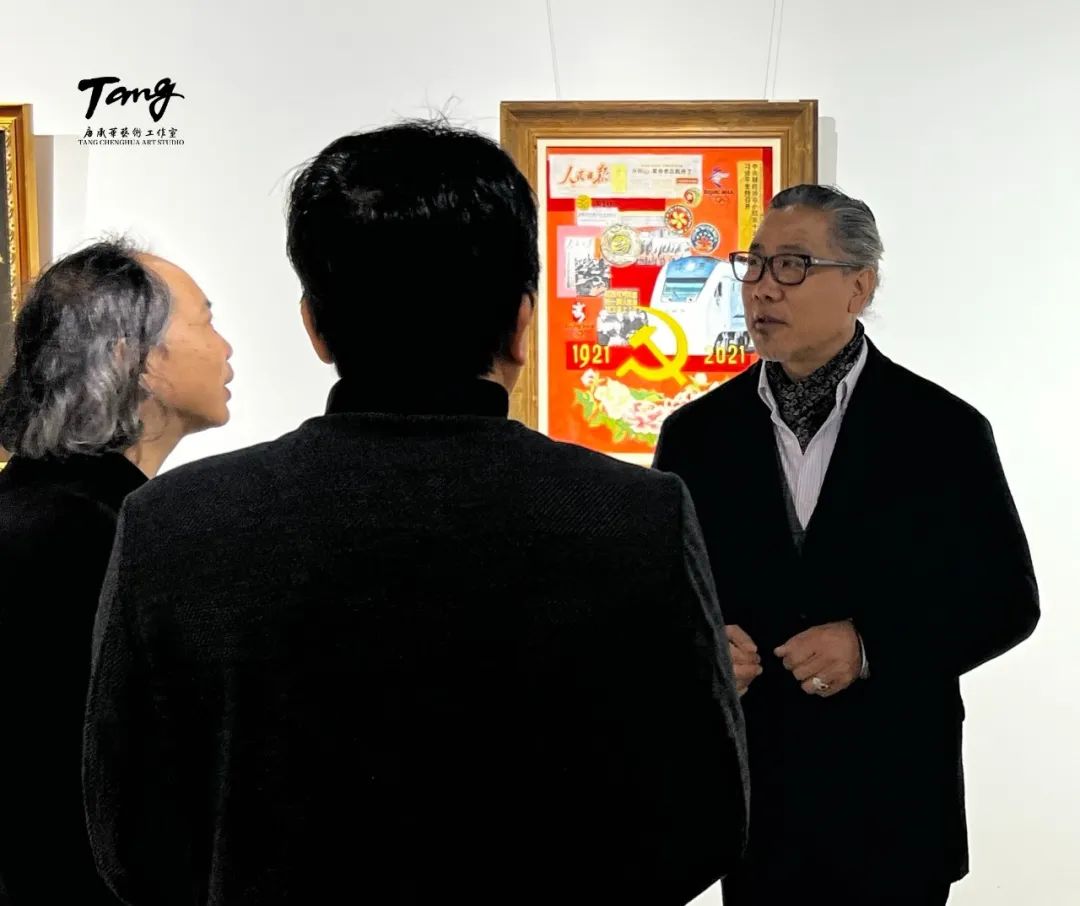 唐承华应邀到武夷学院艺术学院开展“异质同构”综合材料绘画课程