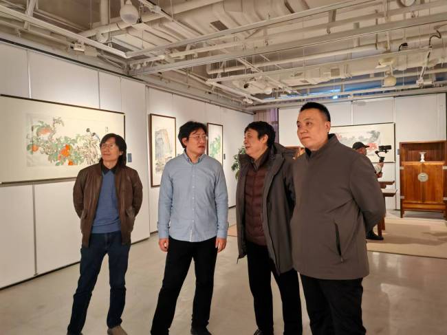 “古墨留香——张纯彦作品展”昨日在济南京行艺术馆开幕